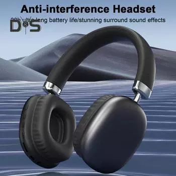 Беспроводная Bluetooth-совместимая гарнитура с ультранизкой задержкой и шумоподавлением, помехоустойчивая универсальная игровая гарнитура чёрный