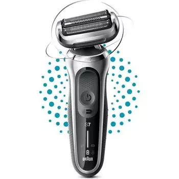 Беспроводная бритва Braun New Series 7 S1000S Autosense 360° Flex Easyclick для влажной и сухой уборки