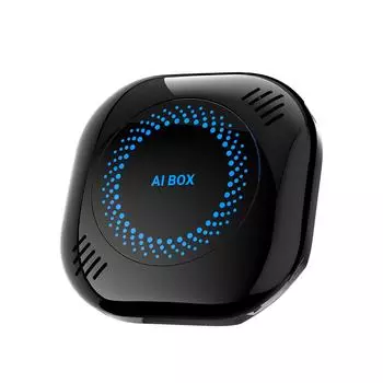 Беспроводная Carplay Box Car Android Auto Box Беспроводная Carplay Android AI Box Android 10 4 ГБ ОЗУ + 64 ГБ ПЗУ GPS WIFI чёрный