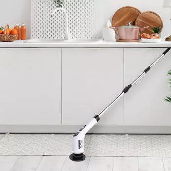 Беспроводная чистящая щетка, электрическая скруббер, удлинительная ручка, регулируемый инструмент для чистки