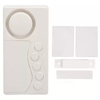 Беспроводная дверная сигнализация Многофункциональная предотвращает кражу 4 в 1 108 дБ Домашняя охранная сигнализация для дверей