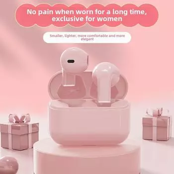 «Беспроводная гарнитура Bluetooth 2024 года для женщин — длительное время работы от аккумулятора» Ultimate Edition розовый