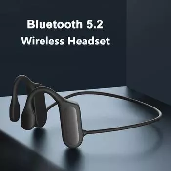 Беспроводная гарнитура Bluetooth 5.2 с возможностью произвольного изгиба на 360° и шумоподавлением, водонепроницаемые наушники для смартфона