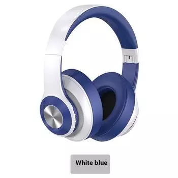 Беспроводная гарнитура Bluetooth с креплением на голову, длительное время работы от аккумулятора, мощные басы, защита ушей, все в комплекте, трехмерный хлопок