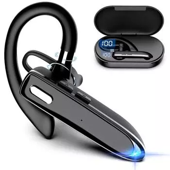 Беспроводная гарнитура Bluetooth с наушниками и двумя микрофонами, наушники Hands Free, одно ухо