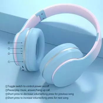 Беспроводная гарнитура Bluetooth-совместимая 5.1 Интеллектуальное шумоподавление Тяжелые басы Стерео объемная память Быстрое сопряжение