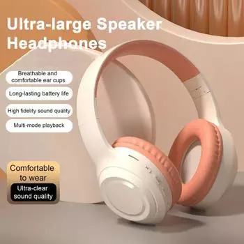 Беспроводная гарнитура HIFI стереозвук игровые наушники с длительным сроком службы батареи шумоподавление Bluetooth-совместимые наушники для музыки чёрный