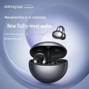 Беспроводная гарнитура с ушной клипсой SANAG S6S с костной проводимостью Bone Conduction Clip