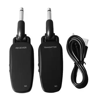 Беспроводная гитарная система, многофункциональный перезаряжаемый басовый передатчик-приемник для электроскрипки