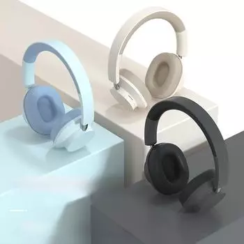 Беспроводная игровая гарнитура Bluetooth DR80: Силиконовые, с креплением на голову, с очень долгим сроком службы батареи HIFI sound quality, card insertion чёрный