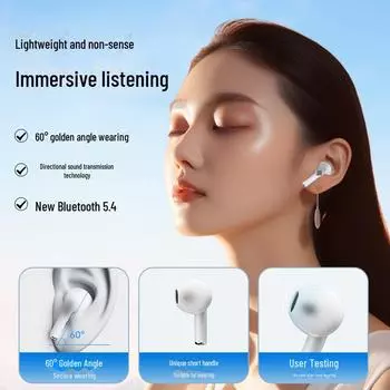 Беспроводная игровая гарнитура Smart Noise Reduction Pro4 Bluetooth, полувкладыши, сверхдолгое время работы от аккумулятора Standard Edition чёрный