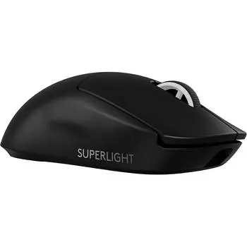 Беспроводная игровая мышь Logitech G PRO X Superlight 2 DEX Speed с 5 программируемыми кнопками, датчиком 44 тыс. точек на дюйм, зарядкой через USB-C, подходит для ПК/Mac чёрный
