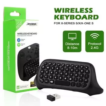 Беспроводная клавиатура ChatPad для Xbox Series S/X One Game Controller Gamepad с USB-приемником Keyboard для Xbox ONE S/XSS/XSX Gamepad белый