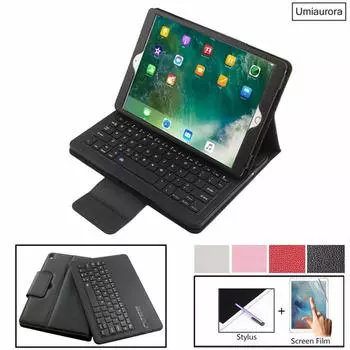 Беспроводная клавиатура для iPad 7, 8, 9 поколения, чехол для iPad Mini 5, 6, 9,7 Air 2, 3, 4, 10,9 Pro 11, 2021, чехол-подставка для клавиатуры IPad Air1 9.7 inch белый