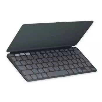 Беспроводная клавиатура Logitech KEYS TO GO 2 для iPad iK1043GRA Тонкая легкая беспроводная клавиатура Bluetooth весом 222 г Беспроводная клавиатура с простым переключением, японская раскладка, 36 М