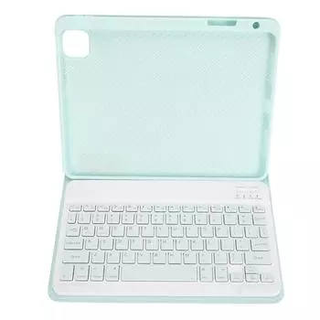 Беспроводная клавиатура Магнитная съемная Bluetooth-клавиатура Защитный чехол со слотом для ручки для IOS зелёный