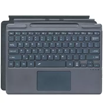 Беспроводная клавиатура TJK, совместимая с Microsoft Surface Bluetooth-клавиатурой, раскладка на английском языке (США), установка для хранения карандашей, USB-порт для зарядки, легкий вес