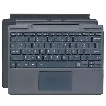 Беспроводная клавиатура TJK, совместимая с Microsoft Surface Bluetooth-клавиатурой, раскладка на английском языке (США), магнитный слот для ручки, возможность установки на USB-накопитель для карандашей