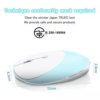 Беспроводная компьютерная мышь, 3-режимная мышь Bluetooth 5.0/3.0, бесшумная мышь 2,4 г серебряный