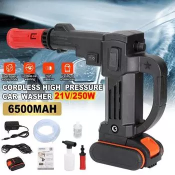 Беспроводная литиевая батарея 6500 мАч Автомойка Высокая мощность Мойка высокого давления 21 В