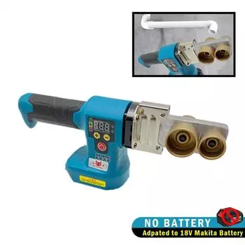 Беспроводная машина для термоплавления, электрическая машина для плавления водопроводных труб PPR, сварочный аппарат для пластика со сменными головками, новинка