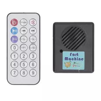 Беспроводная машина с дистанционным управлением, пукающая машина с несколькими звуковыми эффектами, карманный размер, дистанционный шум пердежа