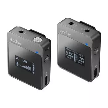 Беспроводная микрофонная система Godox MoveLink M1 2.4G(1 передатчик + 1 приемник) Эффективная дальность 50 м чёрный