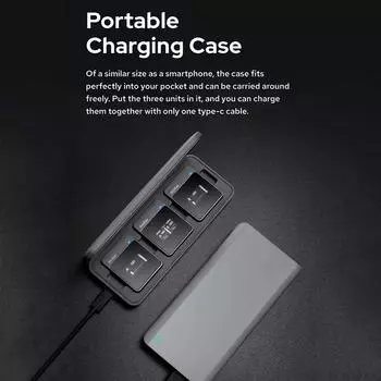 Беспроводная микрофонная система Godox MoveLink M2 2.4G(2 передатчика + 1 приемник) Эффективная дальность 50 м чёрный