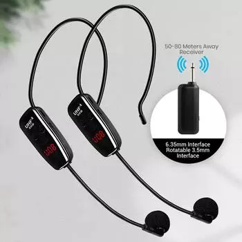 Беспроводная микрофонная система, перезаряжаемая UHF 75 мА U12F