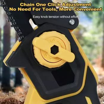 Беспроводная мини-цепная пила 6 дюймов ручная портативная электрическая цепная пила с аккумулятором 2,0 Ач 20 В бытовая
