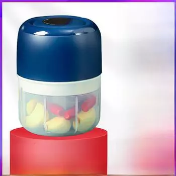 Беспроводная мини-чесночница и овощечистка: Электрическая кухонная мясорубка и мешалка 100ml белый