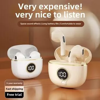 Беспроводная мини-гарнитура для голосовой связи Беспроводная Bluetooth-гарнитура с полувкладышами высокой мощности для спорта Bluetooth чёрный