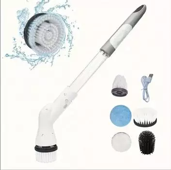 Беспроводная многофункциональная электрическая щетка для чистки ванной комнаты