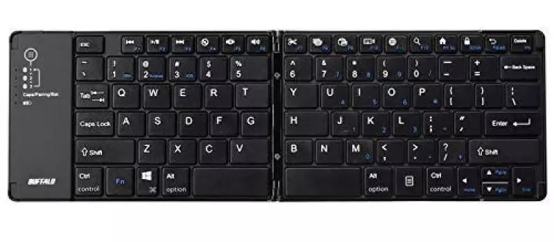 Беспроводная мобильная клавиатура Buffalo Bluetooth, складная, тип BSKBB700BK 3.0