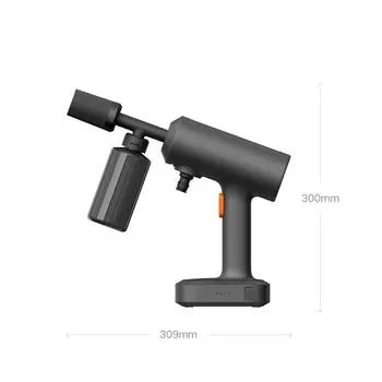 Беспроводная мойка для автомобиля Mijia Cordless Car Wash 2 160LH, большой объем ополаскивания, давление воды 1,5 МПа, 3 режима ополаскивания, темно-серого