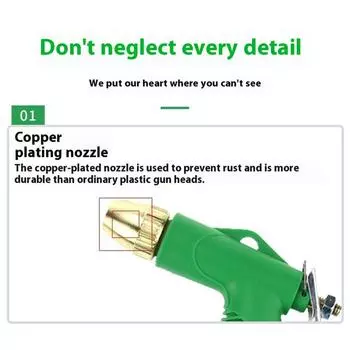 Беспроводная мойка для автомобиля, нескользящая, из алюминиевого сплава, с высоким давлением, регулируемая насадка для мойки, чистящие средства для мойки CHINA