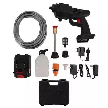 Беспроводная мойка высокого давления 30 бар, 3 режима мойки, портативная, с аккумулятором US Plug