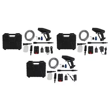 Беспроводная мойка высокого давления 30 бар Портативная мойка высокого давления для автомобиля Power Cleaner с медным двигателем для EU Plug 110 to 240V