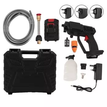 Беспроводная мойка высокого давления 30 бар, ручная мойка высокого давления на аккумуляторе с фильтром на 5 метров US Plug 110240V