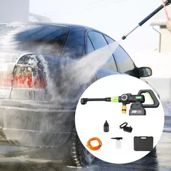 Беспроводная мойка высокого давления для автомобиля, ручная чистящая машина, адаптер для США, очиститель для сада Style A