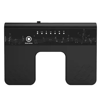Беспроводная музыкальная педаль BT Page Turner для гитары, скрипки, фортепиано, перезаряжаемая электронная музыкальная нота чёрный