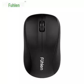 Беспроводная мышь Fuller M220 для офиса и дома — низкий уровень шума, подключение 2.4G красный