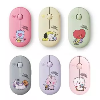 Беспроводная мышь Line Friends BT21 COOKY BABY с несколькими парами My Little Buddy KOYA