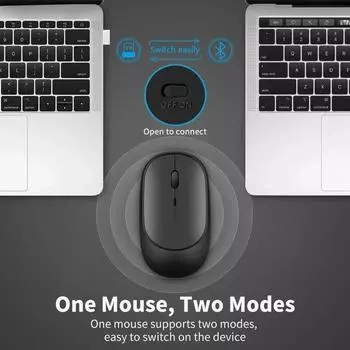 Беспроводная мышь перезаряжаемая BT мыши беспроводная компьютерная мышь Mause эргономичная игровая мышь для ноутбука ПК 1600DPI