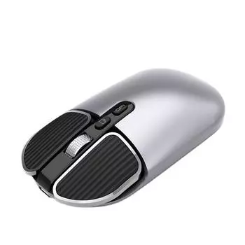 Беспроводная мышь Tiger Cat M203 Bluetooth, двухрежимный настольный компьютер, ноутбук, офисная домашняя бесшумная мышь 2.4G Glamour Red