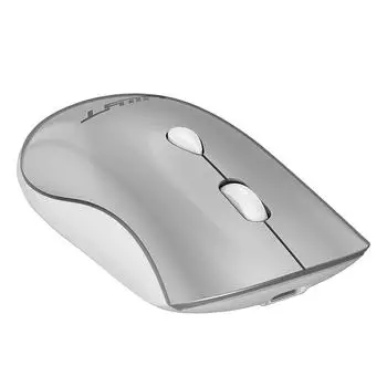 Беспроводная мышь YWYT G864 2,4G, эргономичный дизайн, 3-ступенчатая регулировка разрешения, встроенная, 500 мАч, перезаряжаемая серебряный