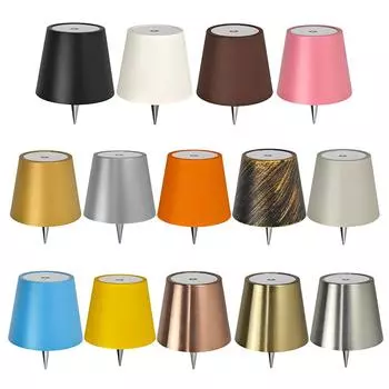 Беспроводная настольная лампа с регулируемой яркостью, перезаряжаемая через USB, сенсорное управление, беспроводная подсветка для винных бутылок для внутреннего и наружного бара, ресторана A