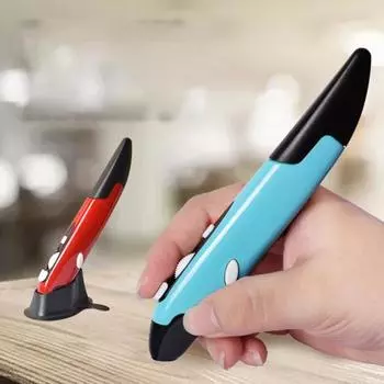 Беспроводная оптическая мышь-ручка с регулируемым разрешением 2,4G для планшетных ПК красный