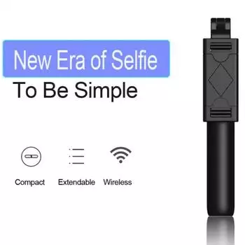 Беспроводная палка для селфи K07 со штативом и дистанционным управлением, мини-монопод, палка для селфи для сотового телефона, смартфона IOS Android чёрный