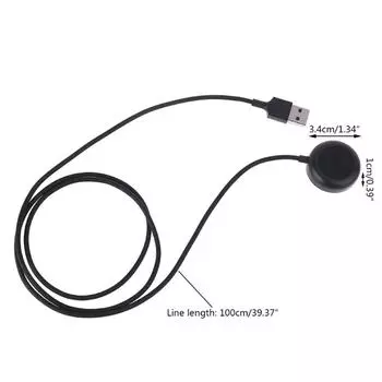 Беспроводная подставка для зарядки Портативная зарядка Подходит для Galaxy-Watch4/Watch4 Classic Защита от перегрузки Док-станция